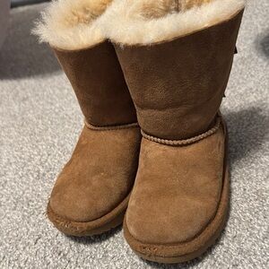 Cozy Tan Kids Boots